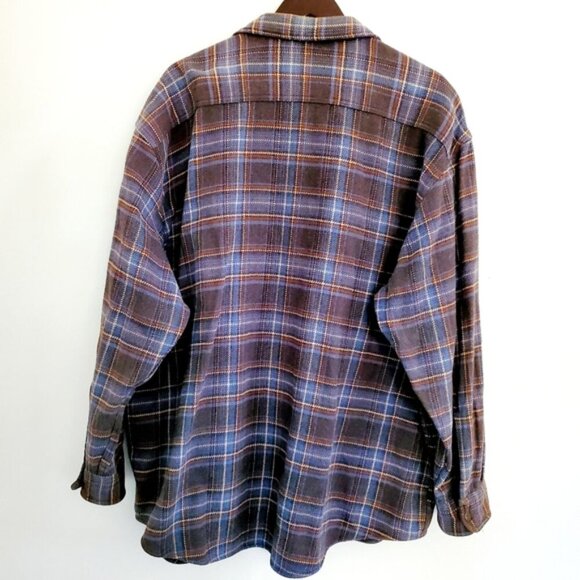 ST. John Bay Men XXL Plaid Casual Lumberjack Button Front Heavy Cotton Shacket - Picture 4 of 9